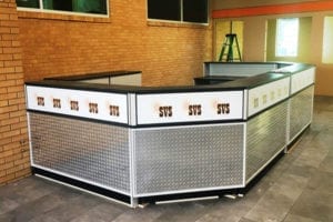 Millwork Installation - Industrial Retail Counter