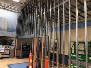 New Wall - Reatil Construction