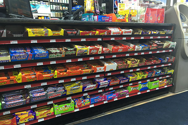 Convenience Store Counters - Lozier Candy Shelving