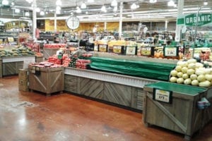 Fresh Thyme Produce Millwork Installation