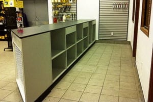 Retail Sales Counter - 17' Wide Employee Side