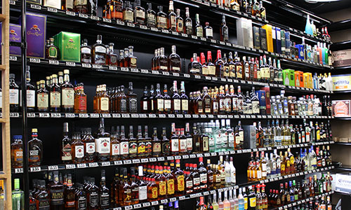 Liquor Wall Shelving, Liquor Wall Shelving, DisplayMax Retail Services