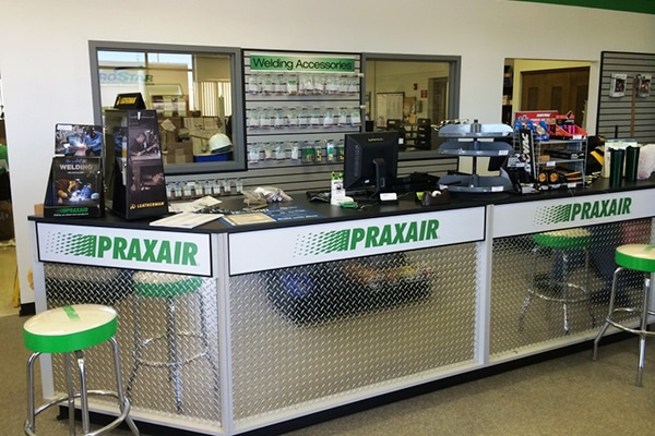 Praxair Sales Counter - BBC55C Front Praxair Sales Counter - BBC55C Fron