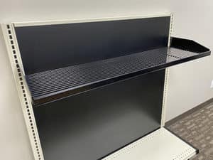 Flat Wire Shelf - 4' Wide Charcoal