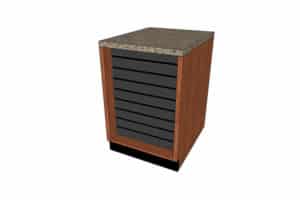 2'w Slat Wall Lottery Counter