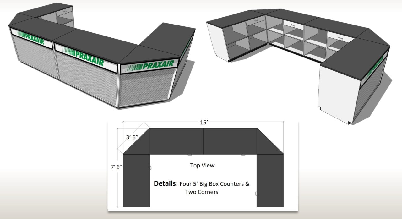 Big Box Sales Counters | Checkout Counter | DisplayMax