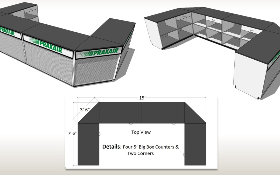 Big Box U-Shape Configuration - DisplayMax Retail Services