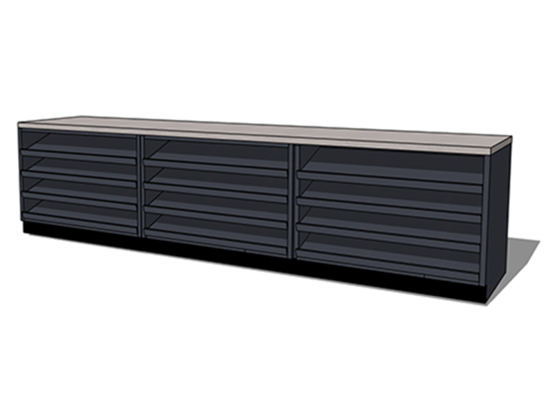 4'w Candy Front Counter