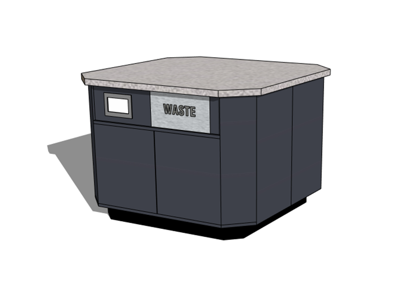 Beverage bar 3 Drive Thru Cup Holder Counter