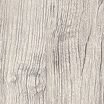 White Driftwood laminate surface sample, used in DisplayMax retail counter and fixture designs.