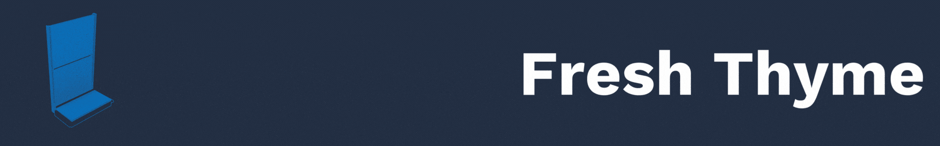 DisplayMax, Inc. - Fresh Thyme page banner