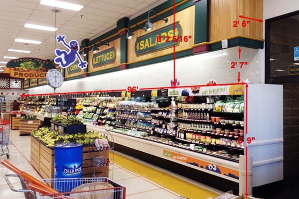 New store setup — store fixtures designed and installed by the DisplayMax team.