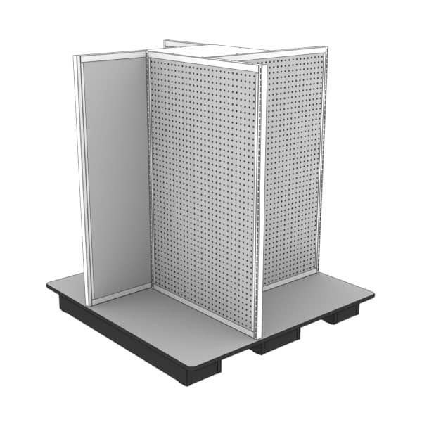 DisplayMax- Four way display with wood base