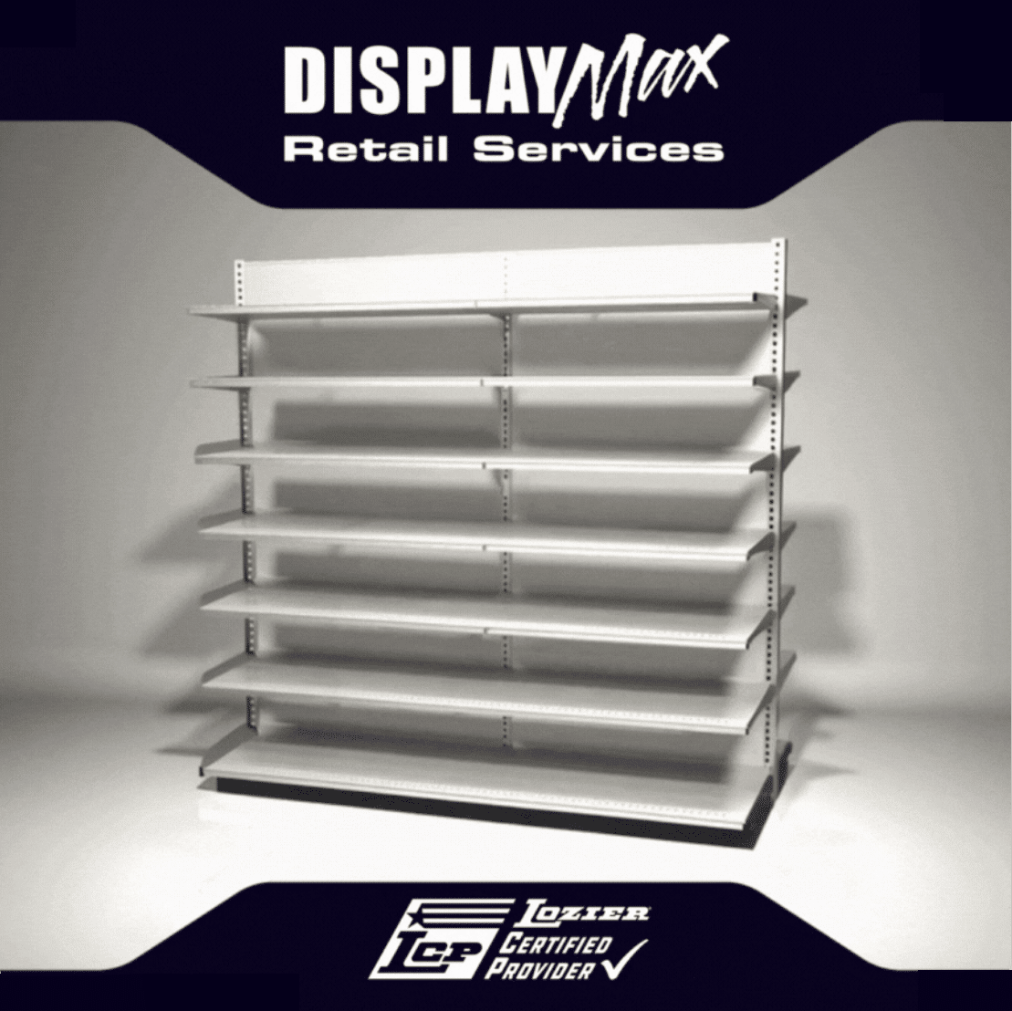 DisplayMax - Island gondola shelving