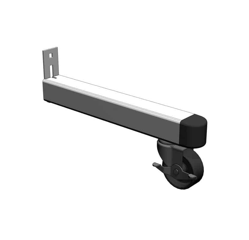 DisplayMax- Lozier T leg caster